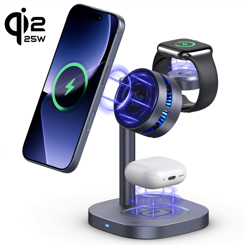 Wireless Charger 3 In 1 - ICE Cooling Qi2.2 25W 3 in