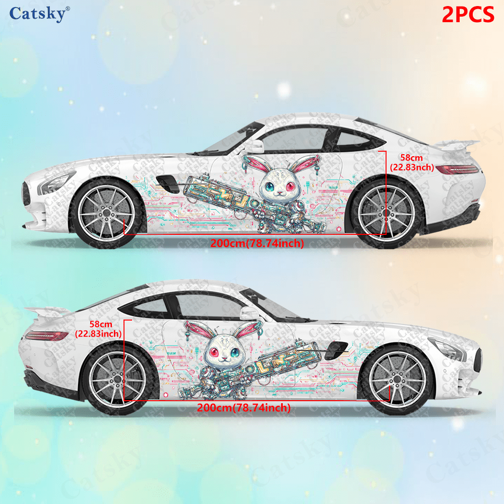 2pcs Cyberpunk Line Tech Bunny - đánh giá và giá Tech Accessories Gifts