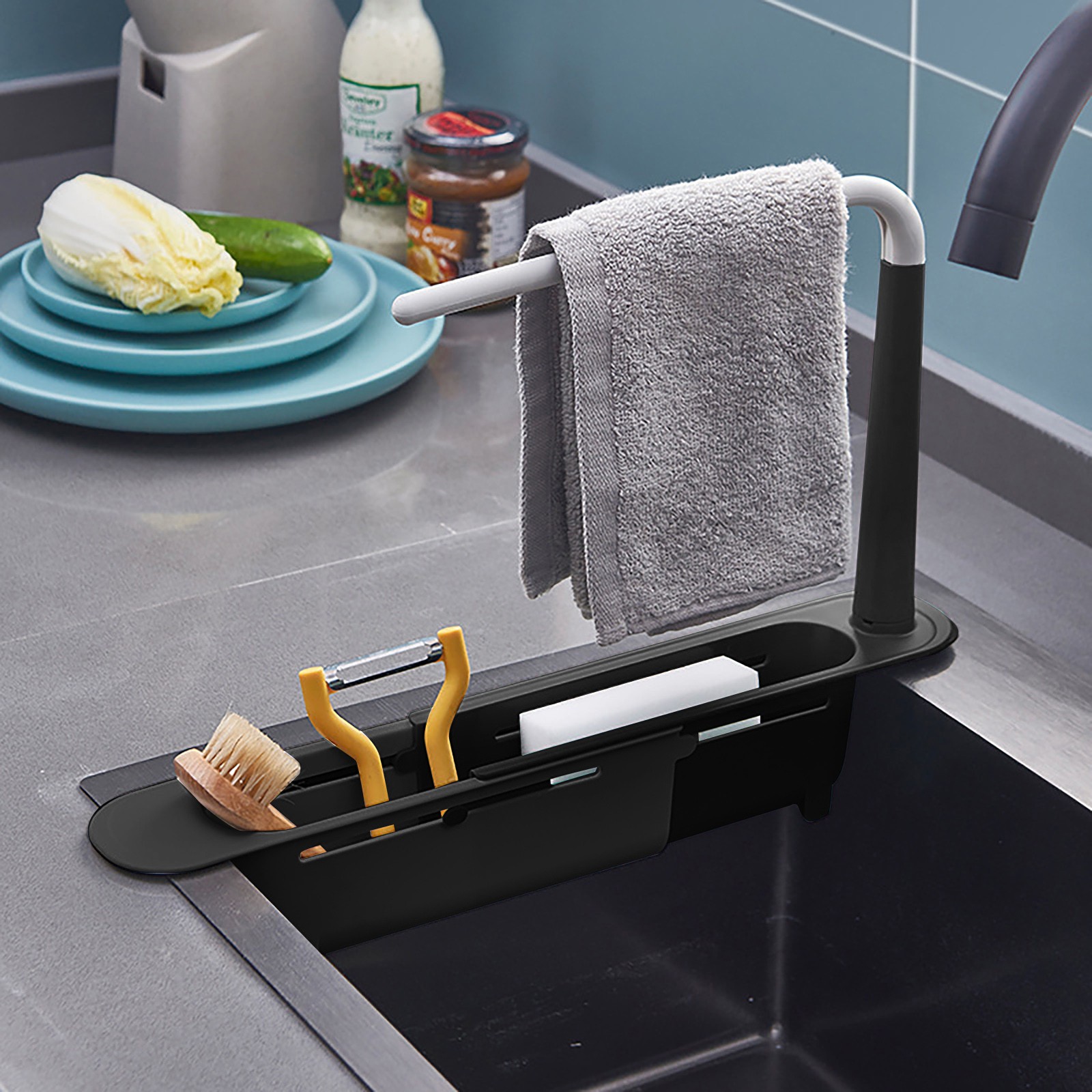 elescopic Sink Shelf Drainer R - đánh giá và giá Tech Accessories Organizer