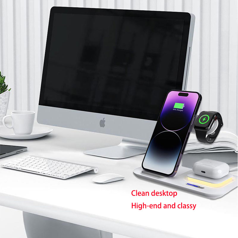 Hot 3 in 1 Foldable Wireless M - đánh giá và giá Wireless Charger 3 In 1