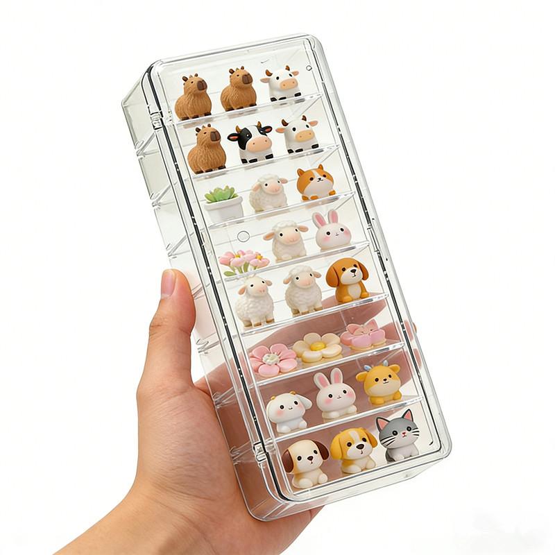 Mini Acrylic Dustproof Display - đánh giá và giá Tech Accessories Organizer