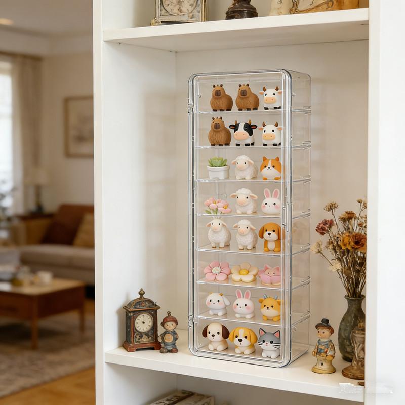 Mini Acrylic Dustproof Display - đánh giá và giá Tech Accessories Organizer