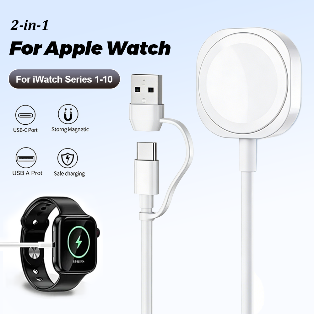 2 in 1 Magnetic Wireless USB A - đánh giá và giá Wireless Charger 3 In 1