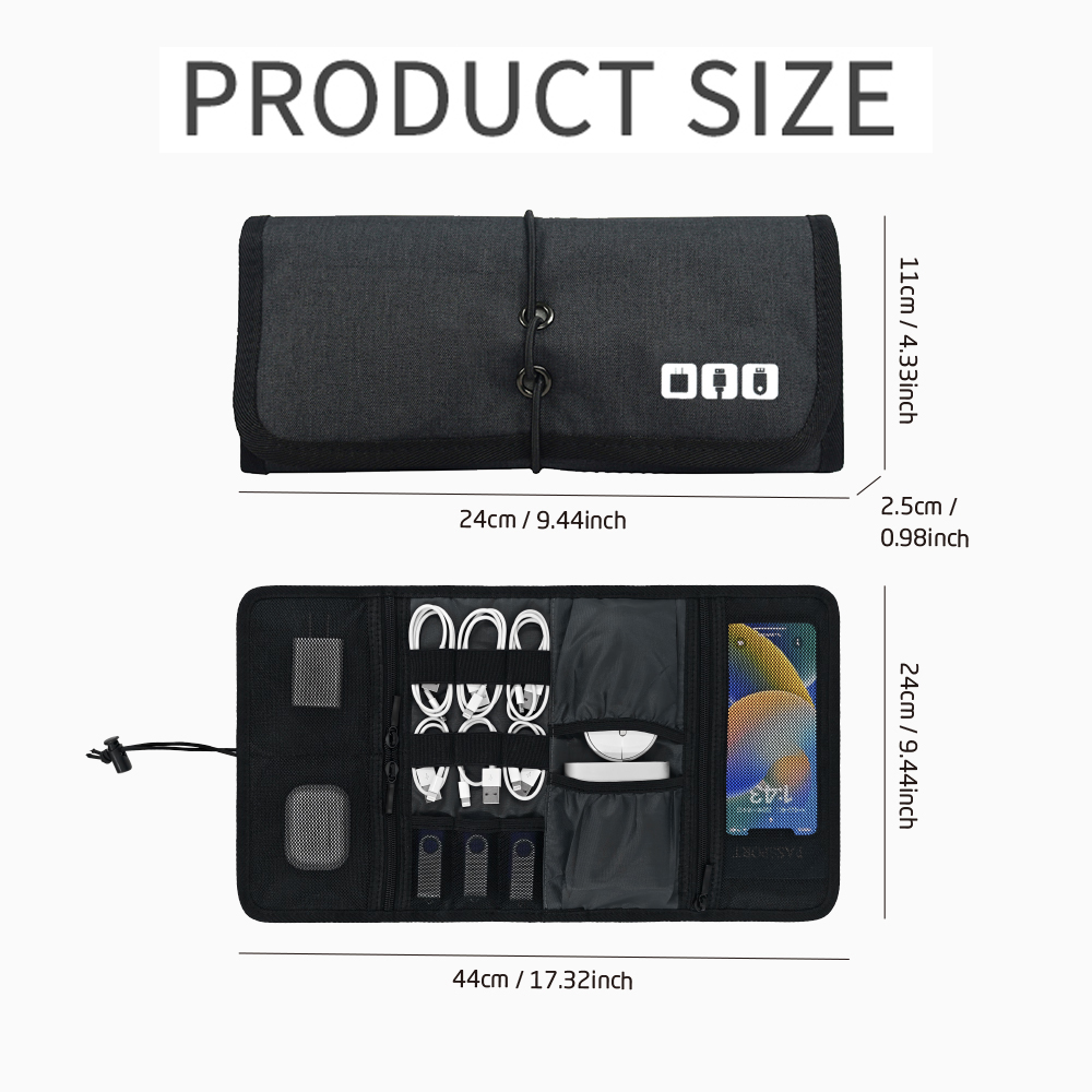 Tech Organizer Bag Cable Stora - đánh giá và giá Tech Accessories Organizer