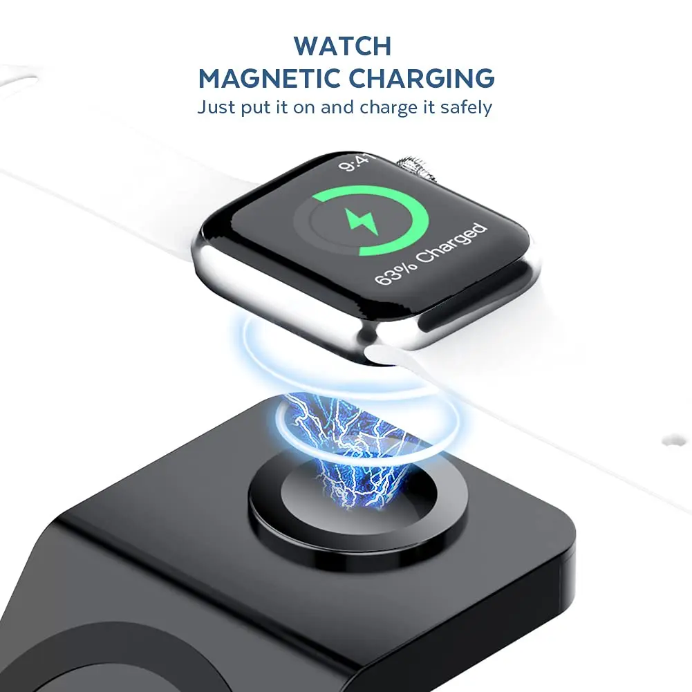 3 In 1 Wireless Charger Stand  - đánh giá và giá Wireless Charger 3 In 1