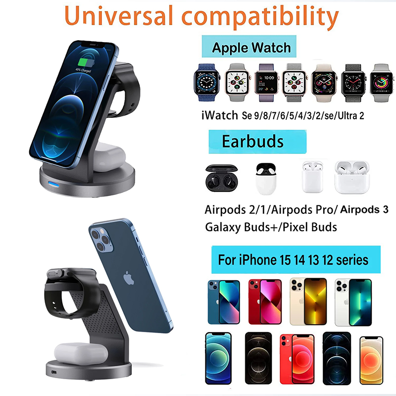 3 In 1 Wireless Charger Stand  - đánh giá và giá Wireless Charger 3 In 1