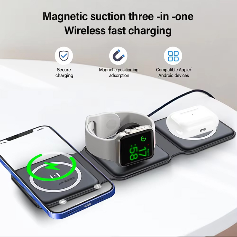 Universal Qi2 Magnetic Foldabl - đánh giá và giá Wireless Charger 3 In 1