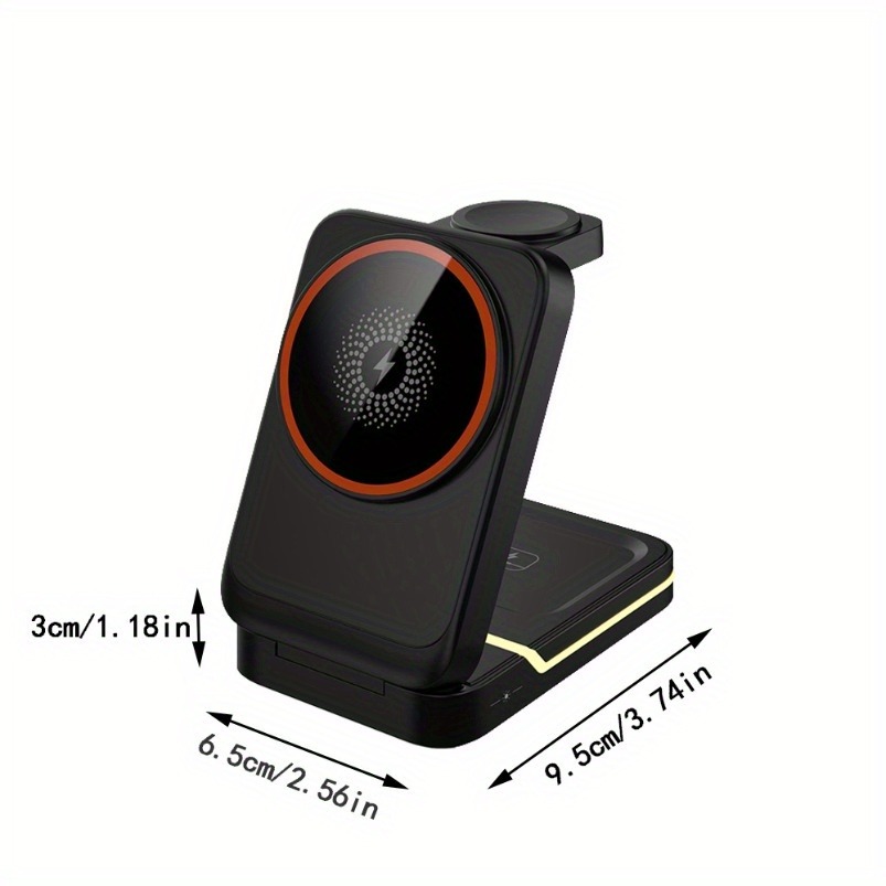 3 in 1 Magnetic Foldable Trave - đánh giá và giá Wireless Charger 3 In 1