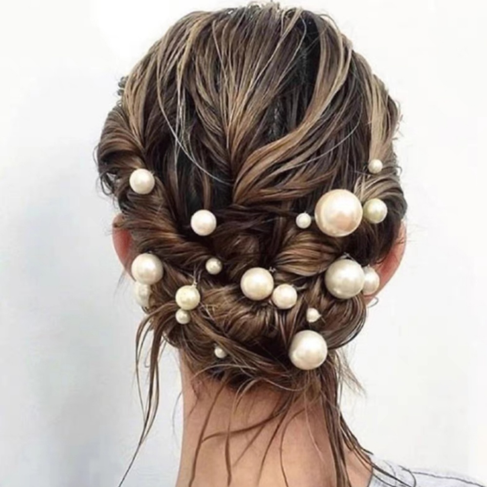 Pearl Crystal Hair Pins Comb S - đánh giá và giá Tech Hair Accessories