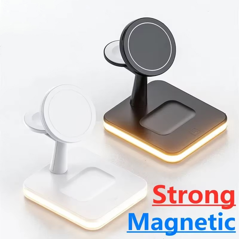 3 in 1 Wireless Magnetic Fast  - đánh giá và giá Wireless Charger 3 In 1