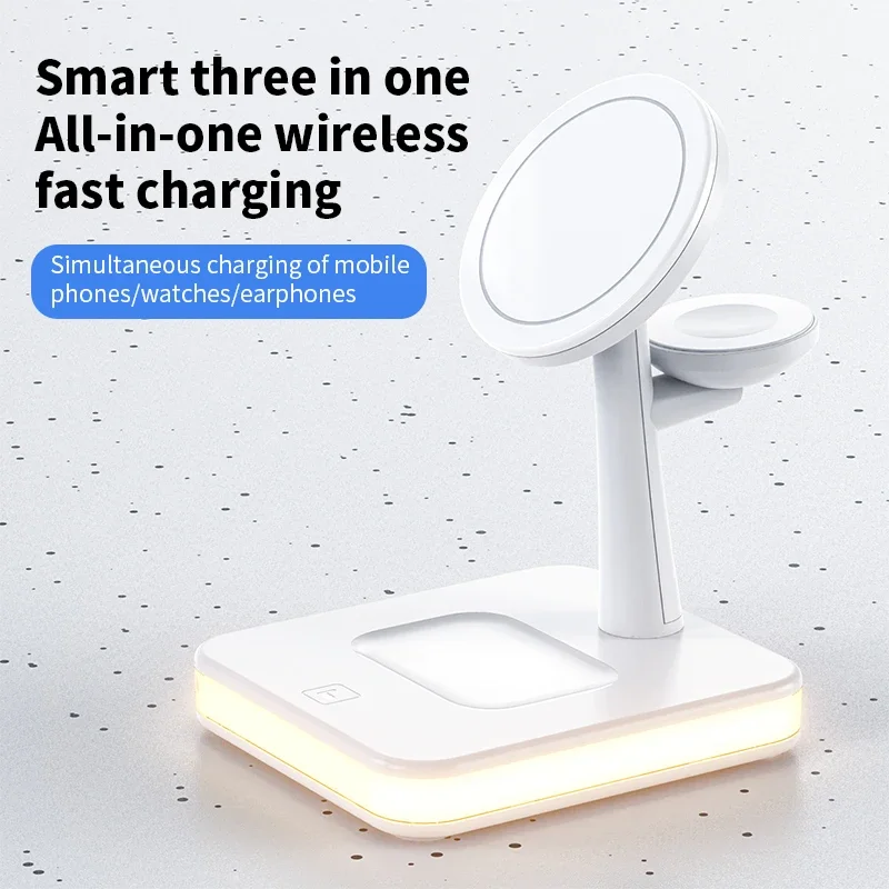 3 in 1 Wireless Magnetic Fast  - đánh giá và giá Wireless Charger 3 In 1
