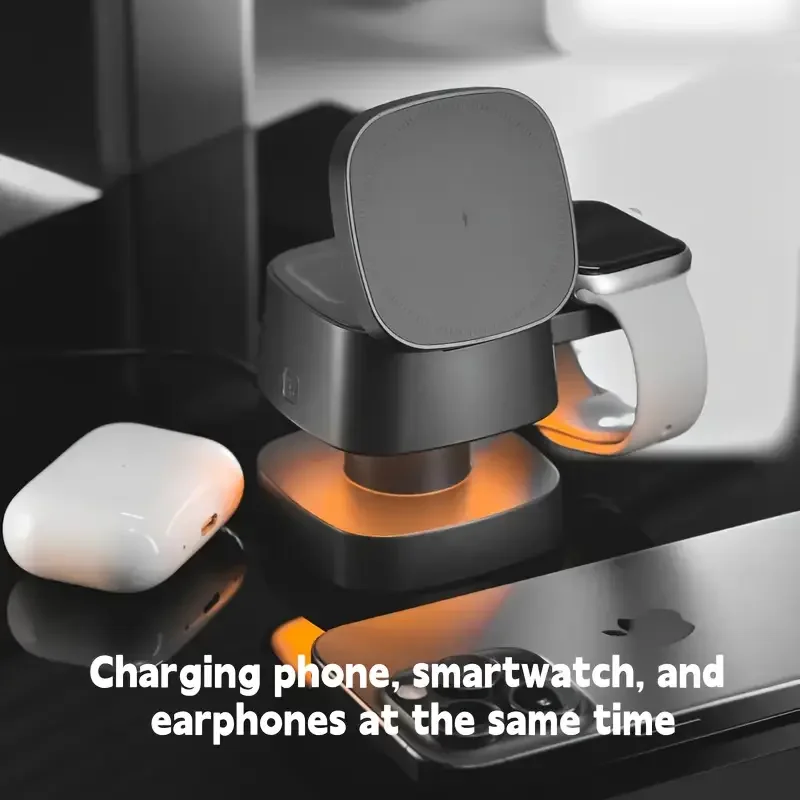 Magnetic 3 in 1 Wireless Charg - đánh giá và giá Wireless Charger 3 In 1