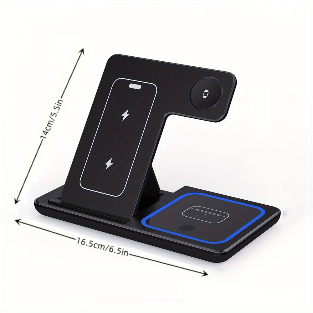 3-In-1 Foldable Wireless Charg - đánh giá và giá Wireless Charger 3 In 1