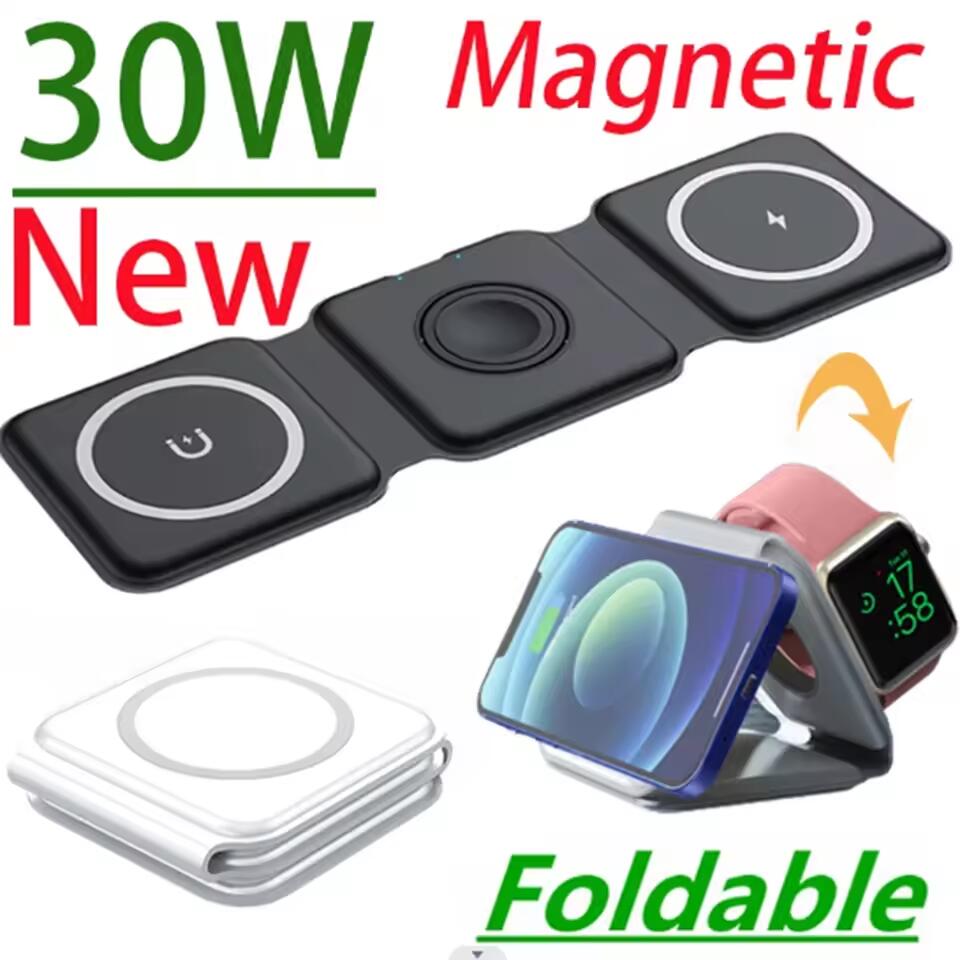 3 in 1 Portable Magnetic Wirel - đánh giá và giá Wireless Charger 3 In 1
